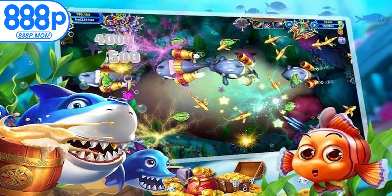 Bắn cá là trò chơi mô phỏng hoạt động săn cá dưới đại dương sinh động