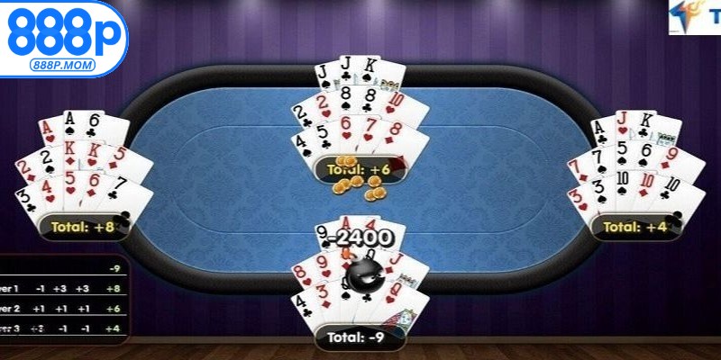 Đánh bài xập xám 888P online là trò chơi bài được số hóa