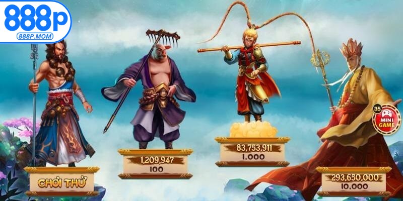 Tây Du Ký là một trong những trò chơi nổ hũ đổi thưởng được yêu thích
