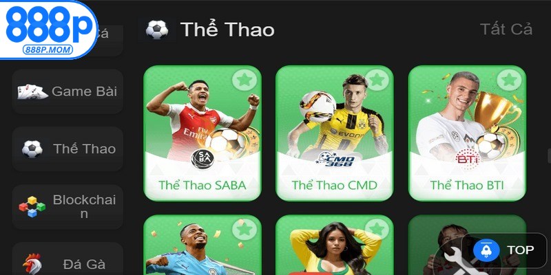 Thể thao 888P mở ra thế giới cá cược đẳng cấp