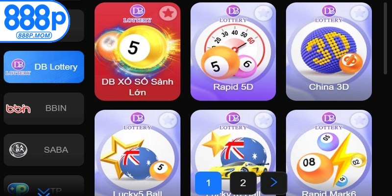 Các hình thức chơi xổ số 888P được yêu thích nhất